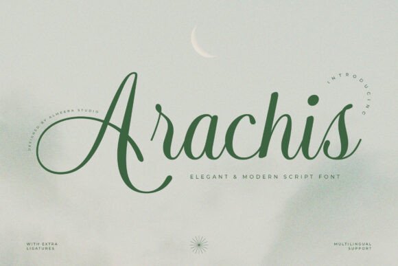 Arachis Typeface for Premium Campaign Design