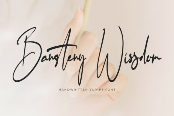 Bansteny Wissdom Typeface for Editorial Design