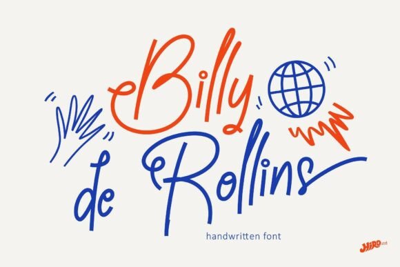 Billy De Rollins: A Stylish Script Font for Editorial Design