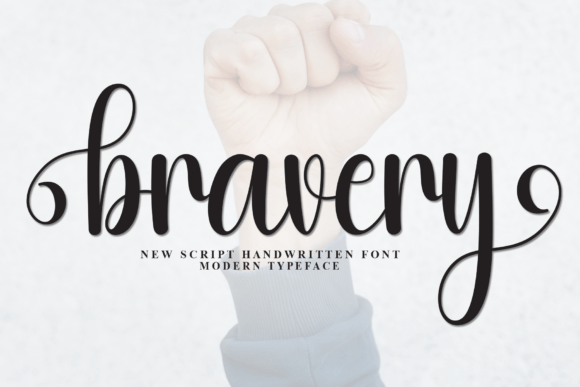 Bravery: A Stylish Script Font for Modern Web Design