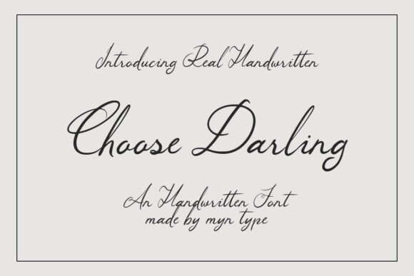 Choose Darling Font for Elegant Branding