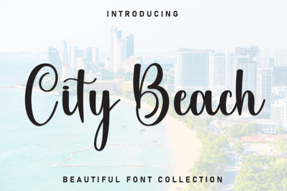 City Beach Script Font for Modern Makers