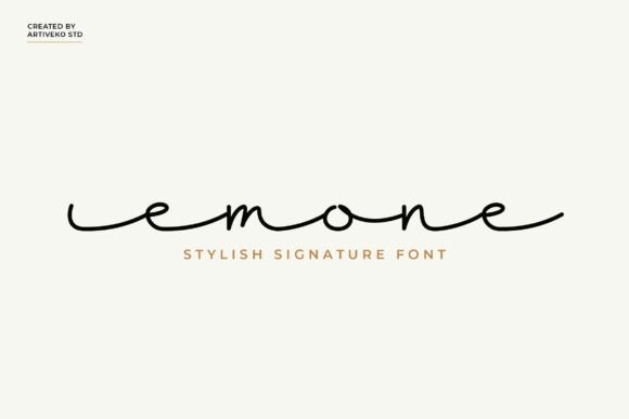 Emone: The Elegant Script Font for Makers
