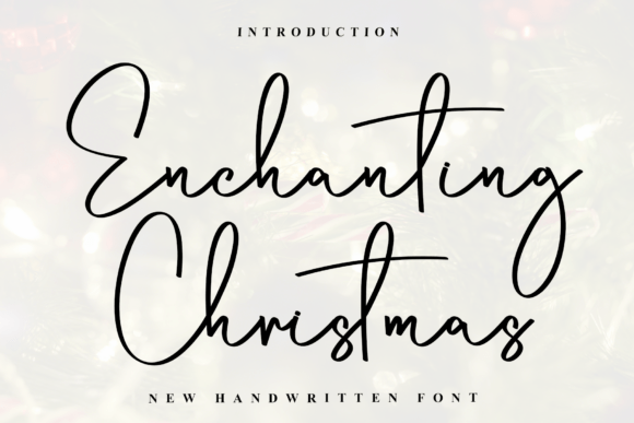 Enchanting Christmas Font for Elegant Branding