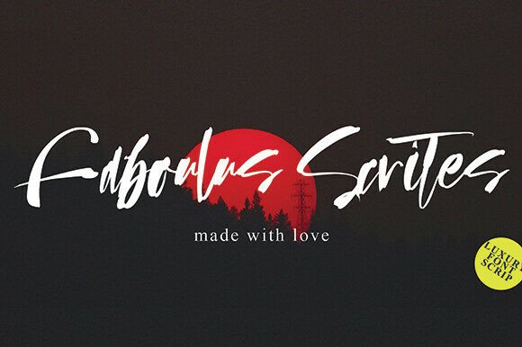 Faboulus Scrites: A Dynamic Script Font for Web Design