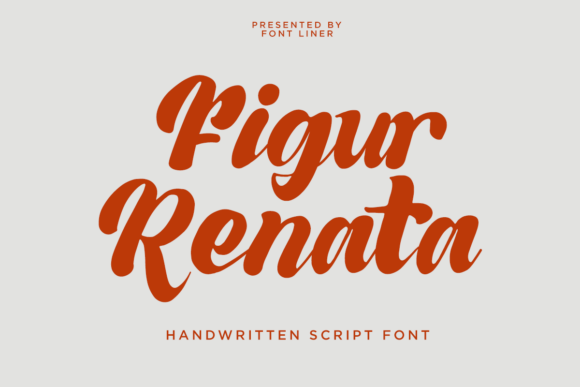 Figur Renata: A Vintage Script Font for Makers