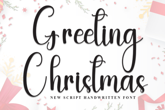 Greeting Christmas Font for Elegant Branding