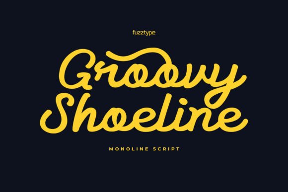 Groovy Shoeline: A Retro Script Font for Modern Editors