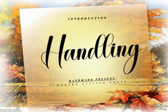 Handling Script Font for Elegant Maker Brands