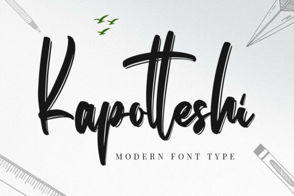 Kapotteshi Font for Handmade Brands