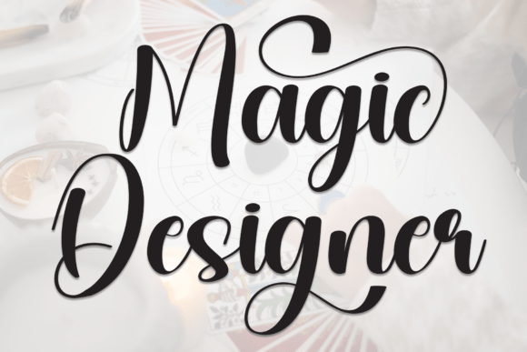 Magic Designer: A Script Handwritten Font for Editorial Elegance