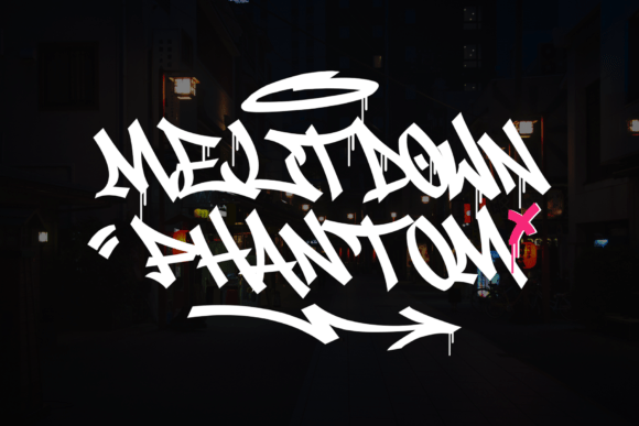 Meltdown Phantom Font for Bold Web Design