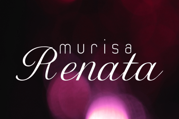Murisarenata Regular: Elegant Script for Editorial Design