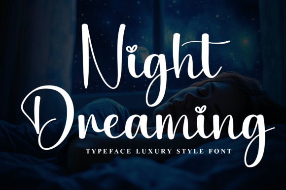 Night Dreaming: An Elegant Script Font for Editorial Design