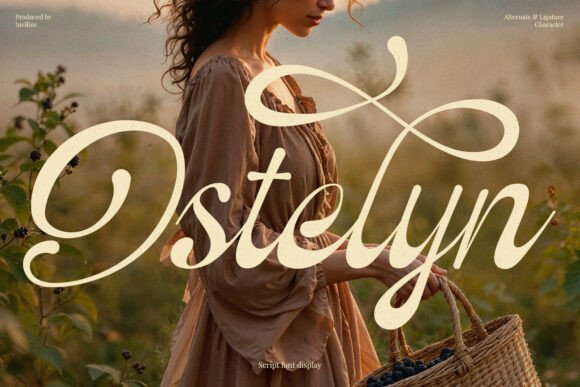 Ostelyn Regular: The Elegant Script Typeface for Brands