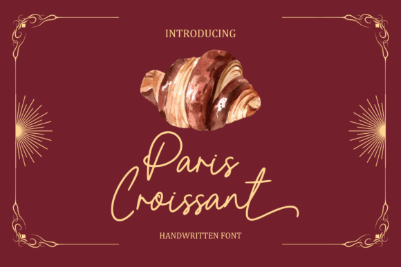 Pariscroissant Font for Elegant Branding
