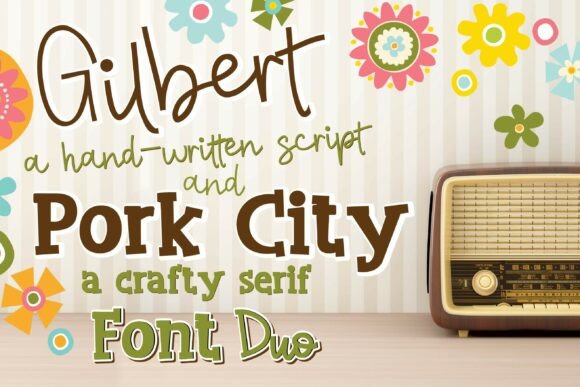 Pork City and Gilbert Duo Typeface for Brands