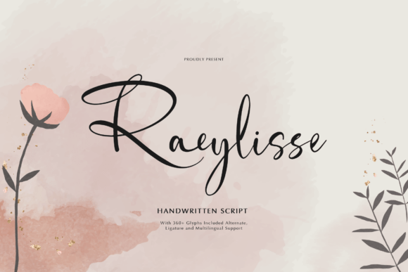 Raeylisse Typeface for Editorial Design