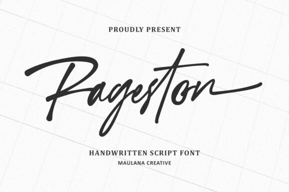 Rageston: The Bold Script Font for Marketers