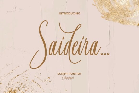 Saideira Font: Elevating Web Design with Elegant Script