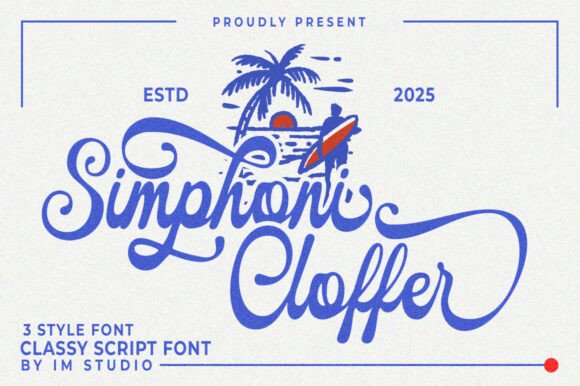 Simphoni Cloffer: A Timeless Script Font for Editorial Design