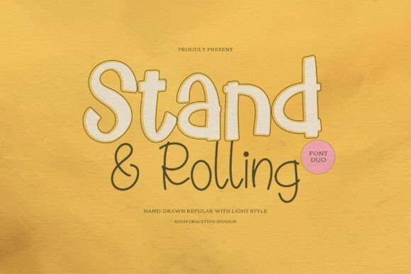 Stand Rolling Font for Bold Campaign Visuals