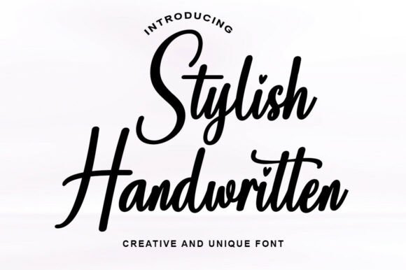 Stylish Handwritten: A Romantic Script Font Review