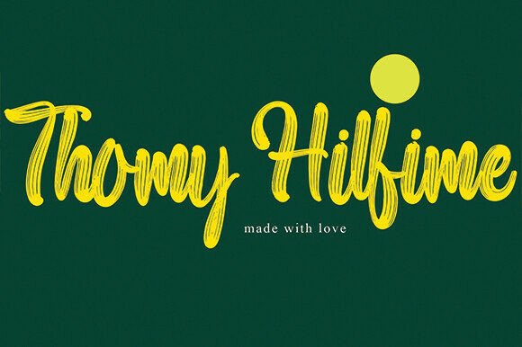Thomy Hilfime Font for Handmade Brands
