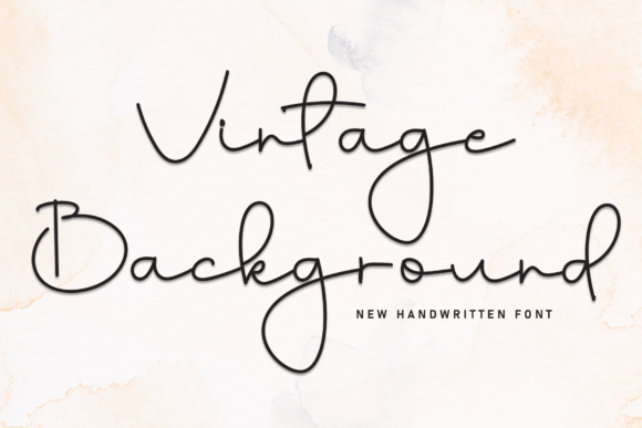 Vintage Background Typeface for Elegant Branding